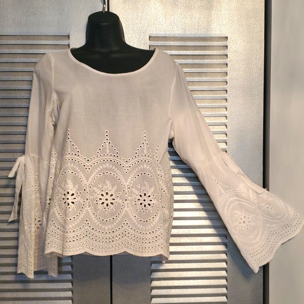 White Cotton Blouse